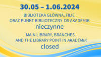 Biblioteka PW w Boże Ciało 