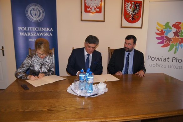 Porozumienie o współpracy z Powiatem Płockim 1