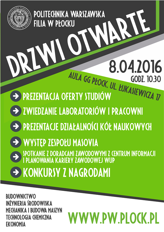 plakat drzwi otwarte