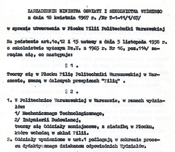 Zarządzenie 1967