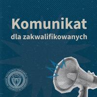 Gratulujemy zakwalifikowanym na studia dzienne I stopnia