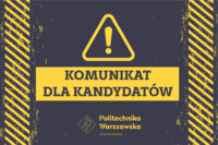 Informacja dla kandydatów (studia stacjonarne I stopnia)