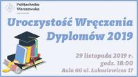 Uroczystość wręczenia dyplomów 2019