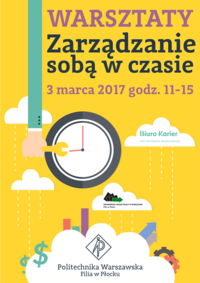 Warsztaty "Zarządzanie sobą w czasie"