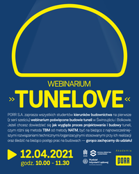 Akademia Porr - Webinarium "Tunelove" - rejestracja